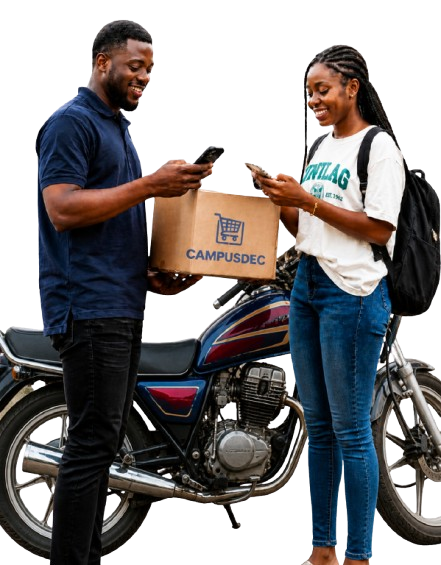 Nigerian university students using CampusDec